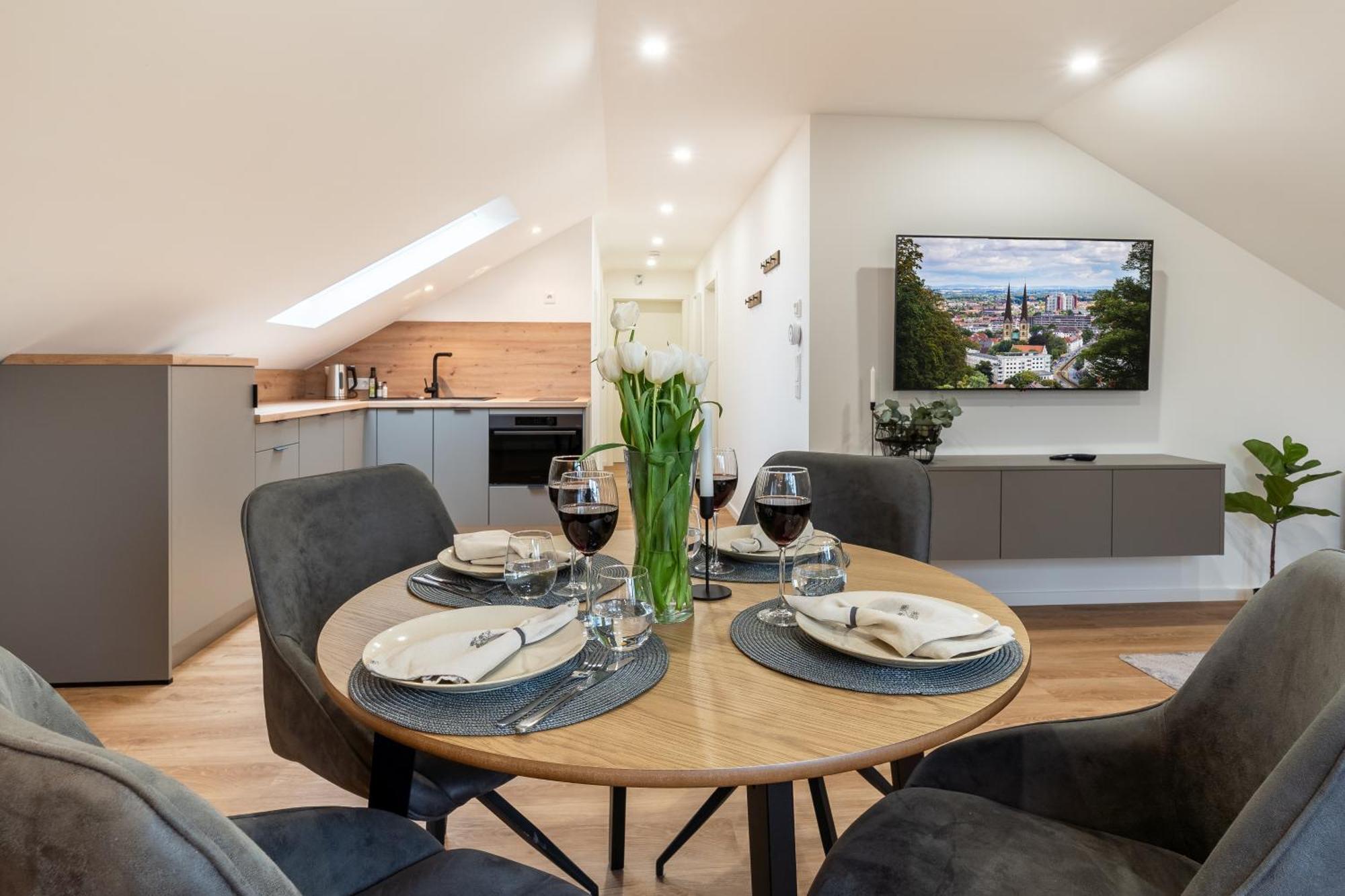 Apartment Milse - Modern. Stylisch Bielefeld Exterior photo